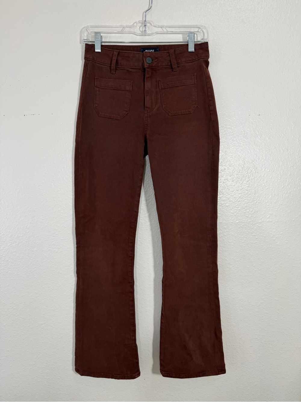 Paige boot cut high rise Brown Jean Denim Pants 25